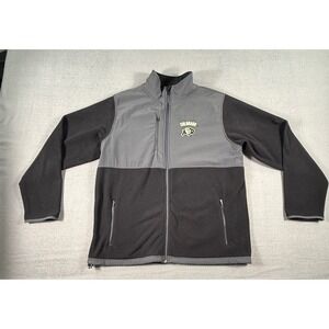Colosseum Athletics Colorado Buffaloes Men's L Fleece Jacket Full Zip Black Gray